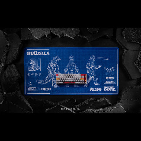 Godzilla x Arbiter Studio - Mechagodzilla Blueprint XXL Mouse Pad