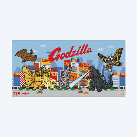 Godzilla x Arbiter Studio - Kaiju City XXL Mouse Pad