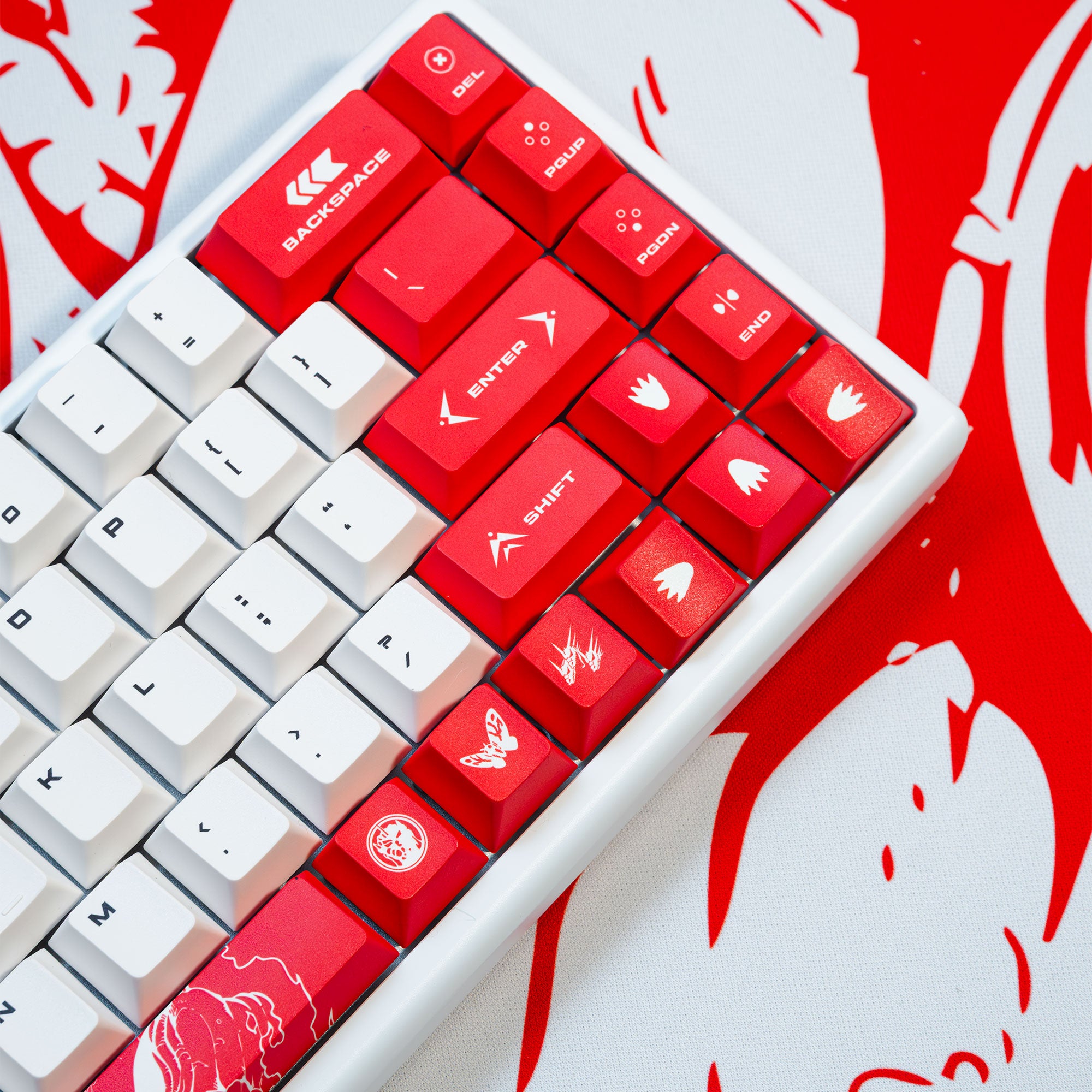 GSK keycaps 旧正月 Godzilla's Gaze Keycap Set (157 Keys)