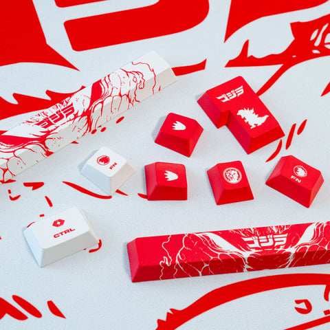 Godzilla's Gaze Keycap Set (157 Keys)