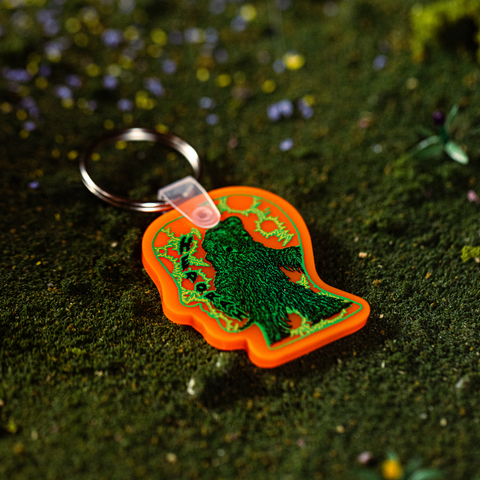 Brain Dead x Godzilla Hedorah Logohead Keychain