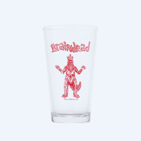 Brain Dead x Godzilla Pint Glass