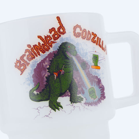 Brain Dead x Godzilla Milk Glass