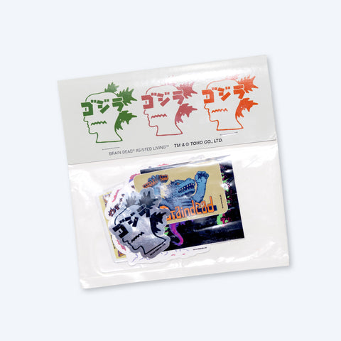 Brain Dead x Godzilla Sticker Pack
