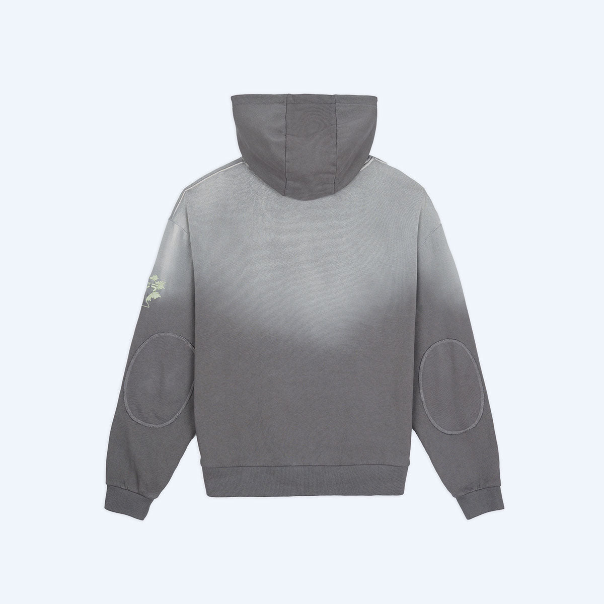 Brain Dead x Godzilla Vintage Wash Padded Elbow Hoodie