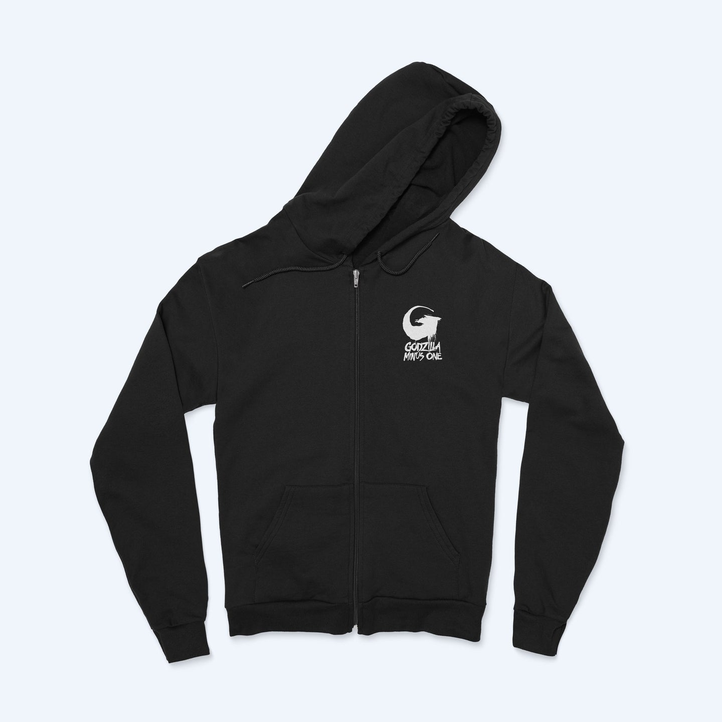 Godzilla Minus One Dorsal Fin Black Zip Up Hoodie