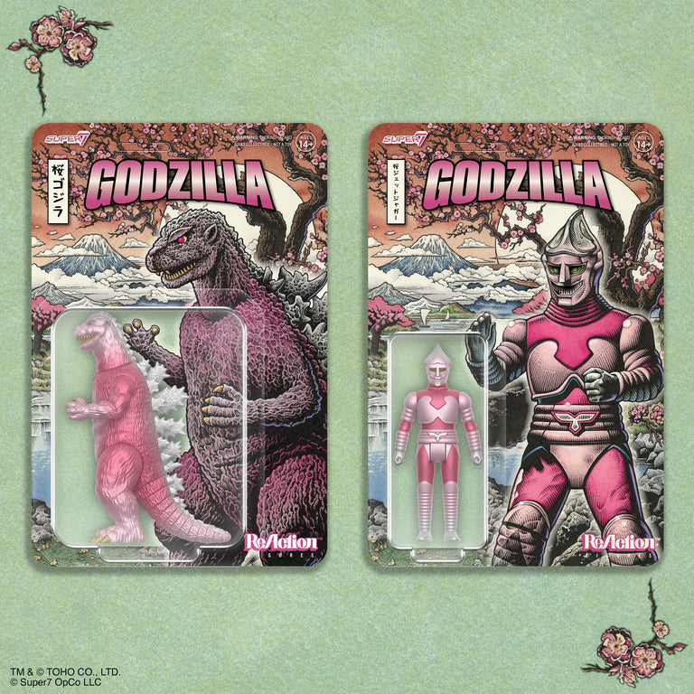 TOHO REACTION FIGURES - GODZILLA '89 (CHERRY BLOSSOM FESTIVAL)