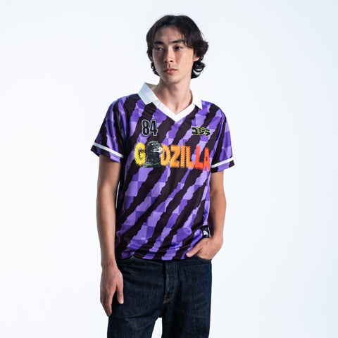 Godzilla 84 Purple Soccer Jersey