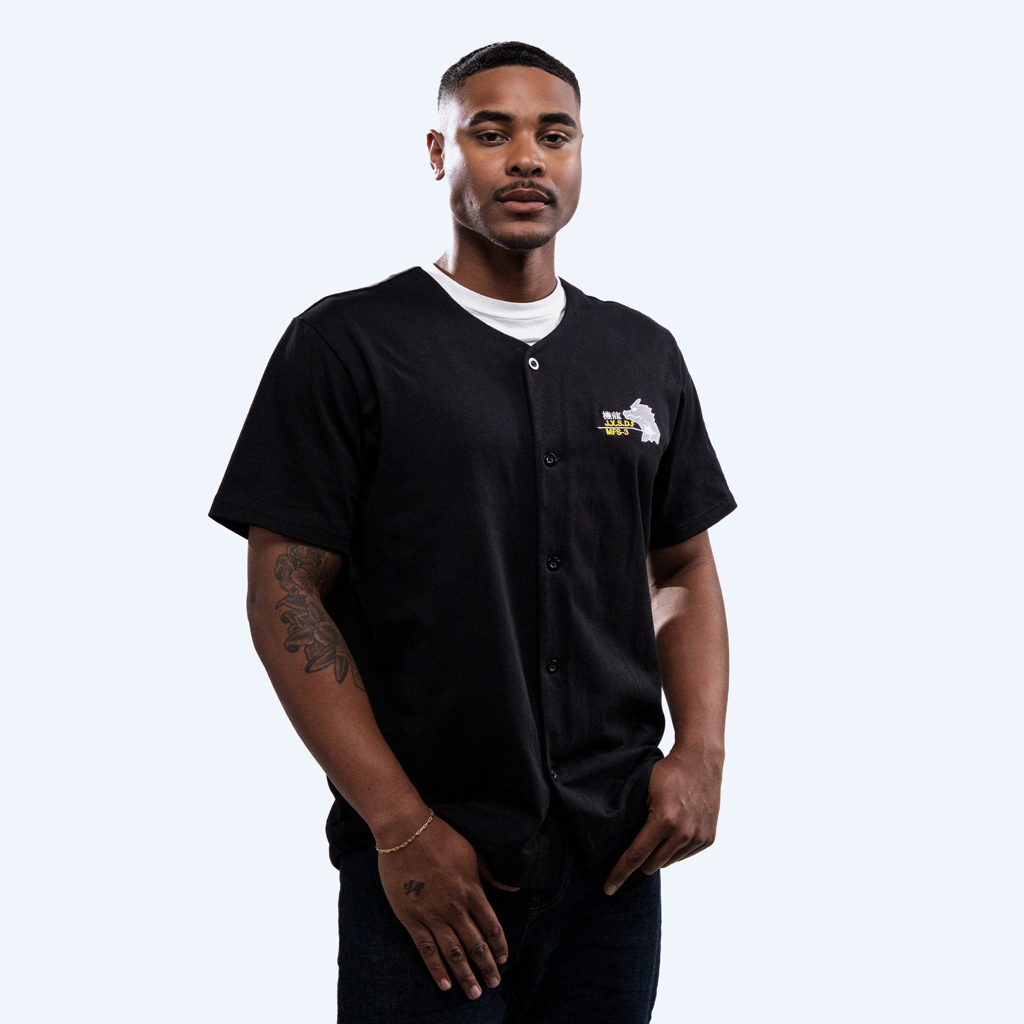 Godzilla JXSDF Black Jersey