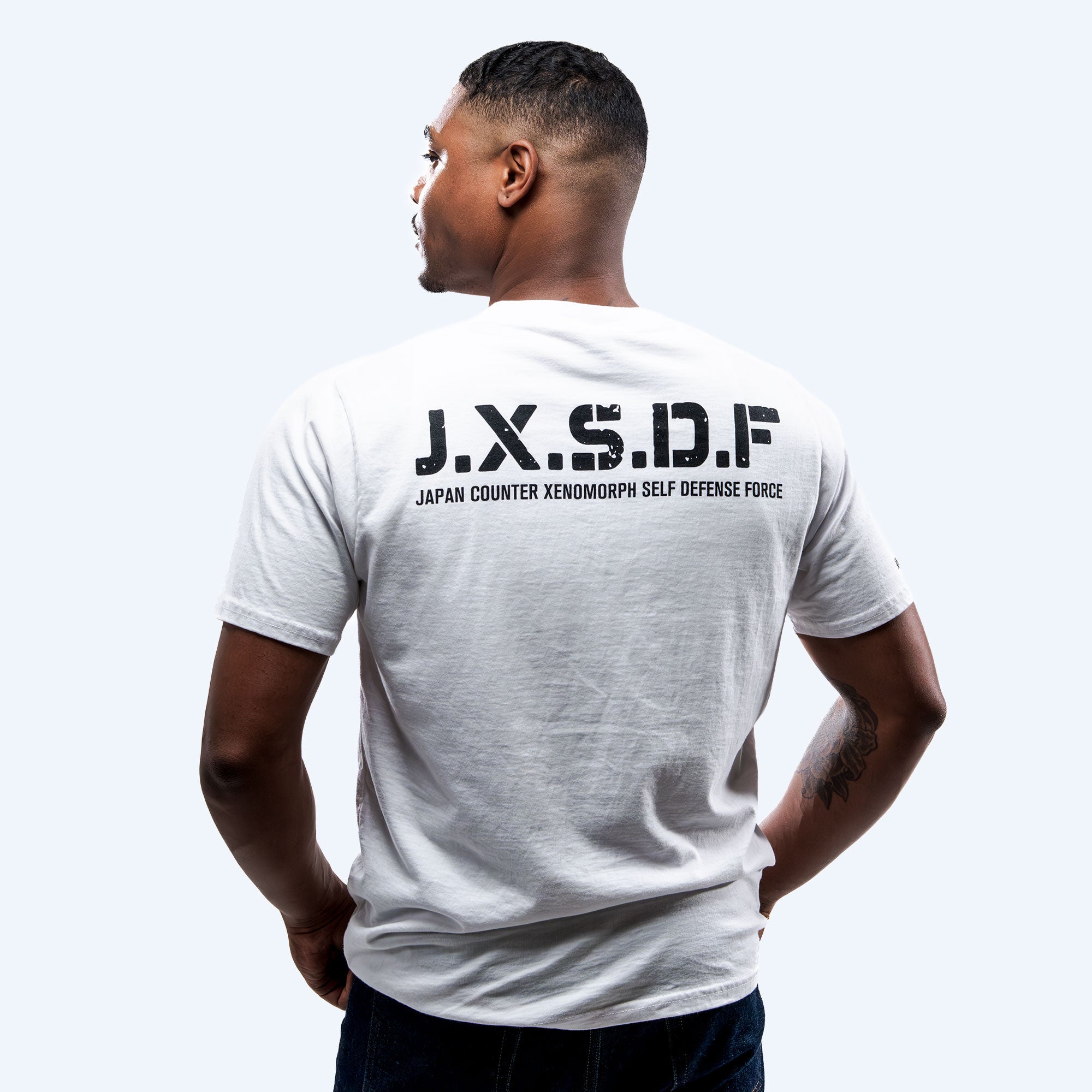 Godzilla JXSDF White T-Shirt