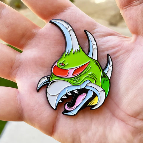 Gigan Head Soft Enamel Pin