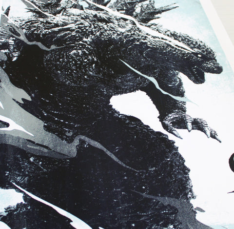 Godzilla Minus One/Minus Color Screen-Printed Poster