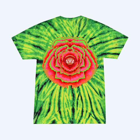 Godzilla vs Biollante Roses for Erika Tie Dye T-Shirt