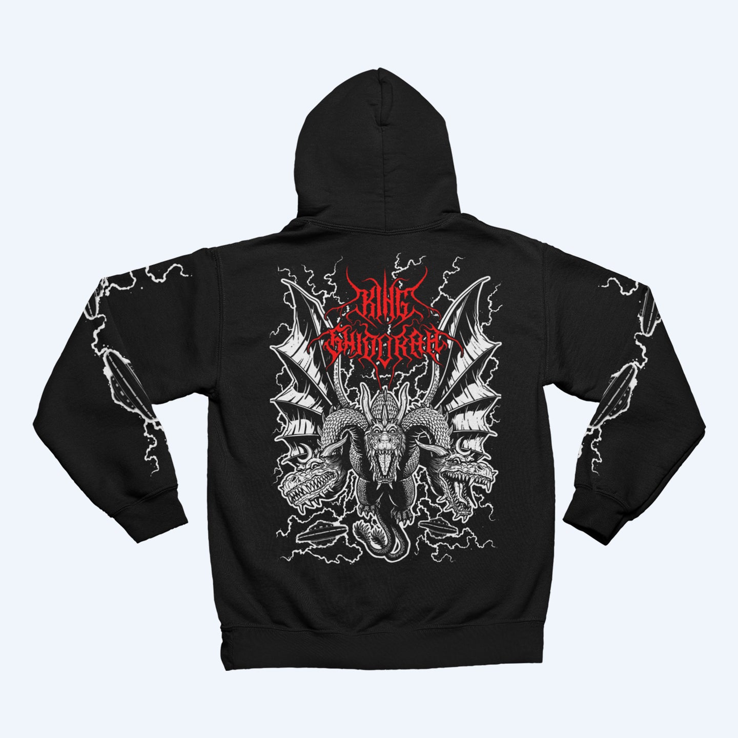 King Ghidorah Metalcropolis Hoodie | Godzilla Store