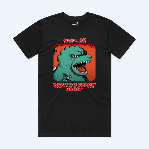Chibi Godzilla Destructive Urges T-Shirt