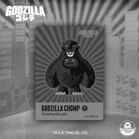 Limited Edition Monochromatic Godzilla Chomp Vinyl Figure