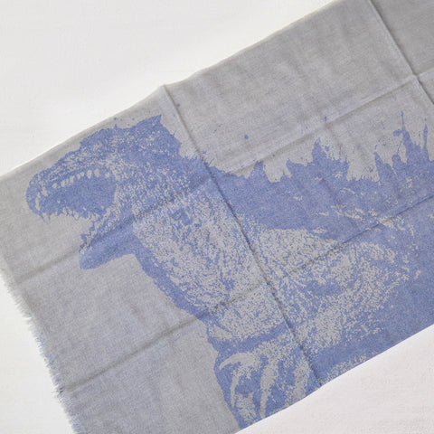 Hirose Dyeworks Single Godzilla Silk Scarf in Gray