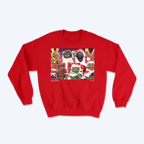 Happy Holidays Red Crewneck Sweatshirt