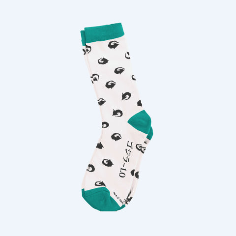 Godzilla Minus One Logo Socks (White)