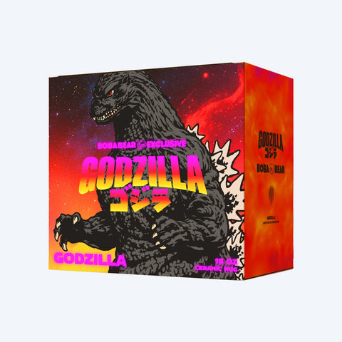 Boba Bear Godzilla Ceramic Mug