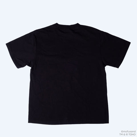 Godzilla mofusand Oversized Black T-Shirt