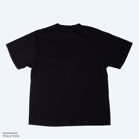 Godzilla mofusand Oversized Black T-Shirt