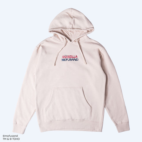 Godzilla mofusand Cream Pullover Hoodie