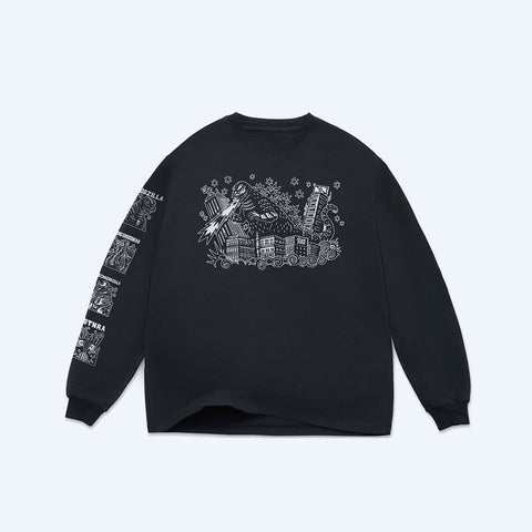 Godzilla X PBR Attack Peter Long Sleeve Shirt