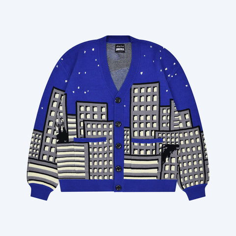 Godzilla Cityscape Cardigan