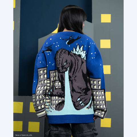 Godzilla Cityscape Cardigan