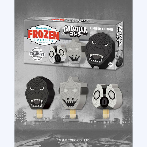 Godzilla x Frozen Culture Black and White Figure Set