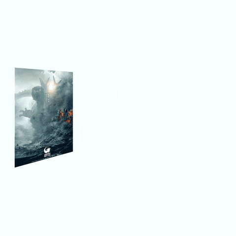 Godzilla Minus One Layered Acrylic Poster 16 x 24