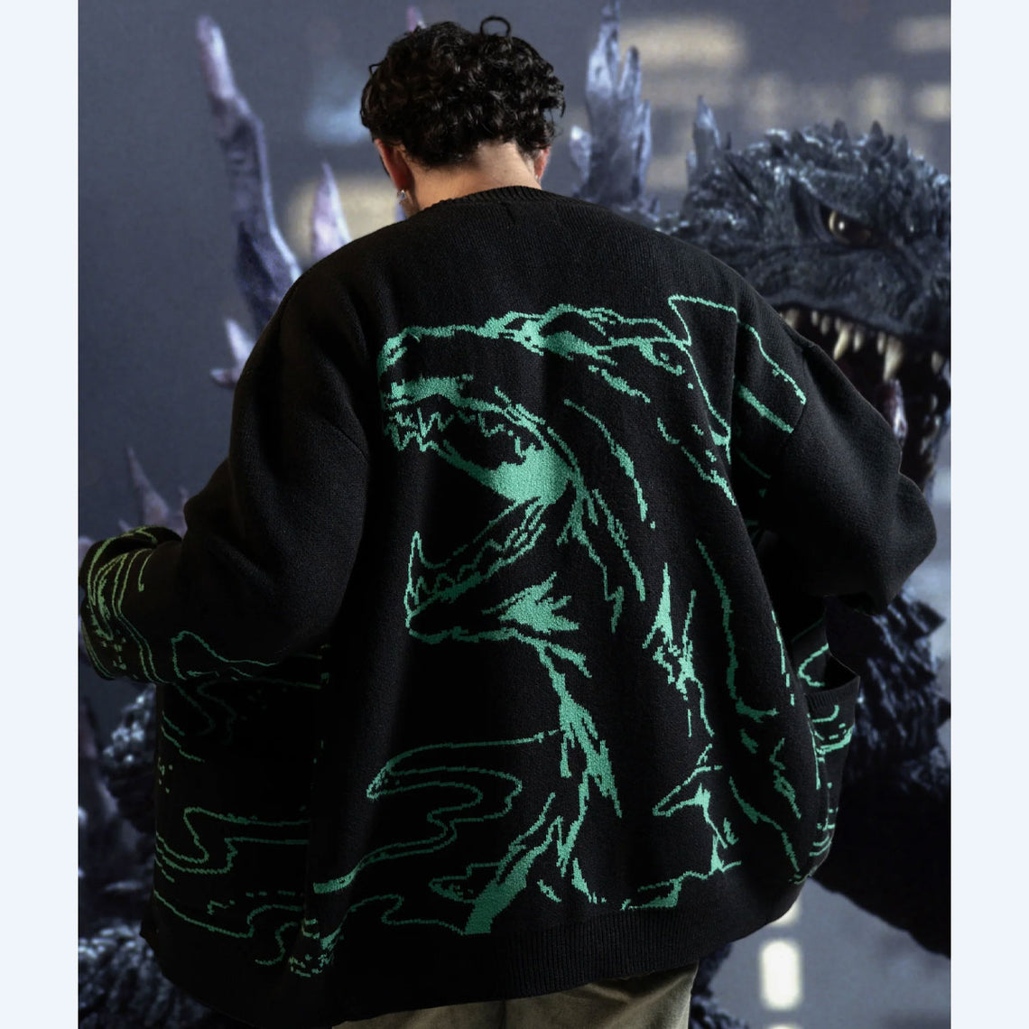King of the Monsters Cardigan – Godzilla