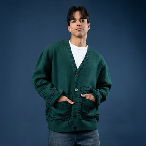 Attack Cardigan - Godzilla Variant