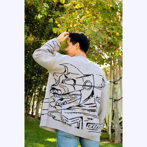 Attack Cardigan - Mechagodzilla Variant