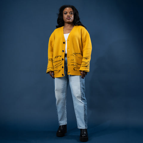 Attack Cardigan - King Ghidorah Variant