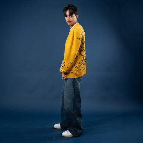 Attack Cardigan - King Ghidorah Variant