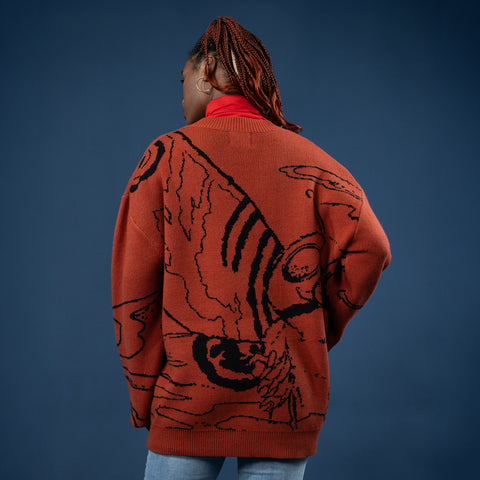 Attack Cardigan - Mothra Variant