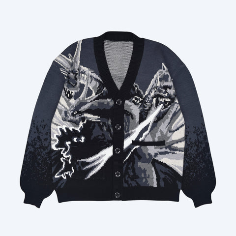 Godzilla x Steady Hands Godzilla vs. King Ghidorah Knit Cardigan