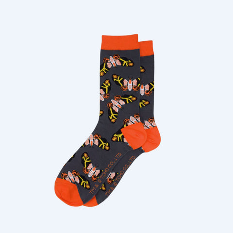 Mothra Orange Socks