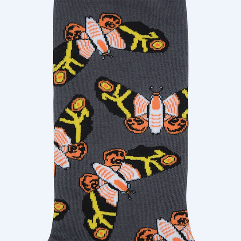 Mothra Orange Socks