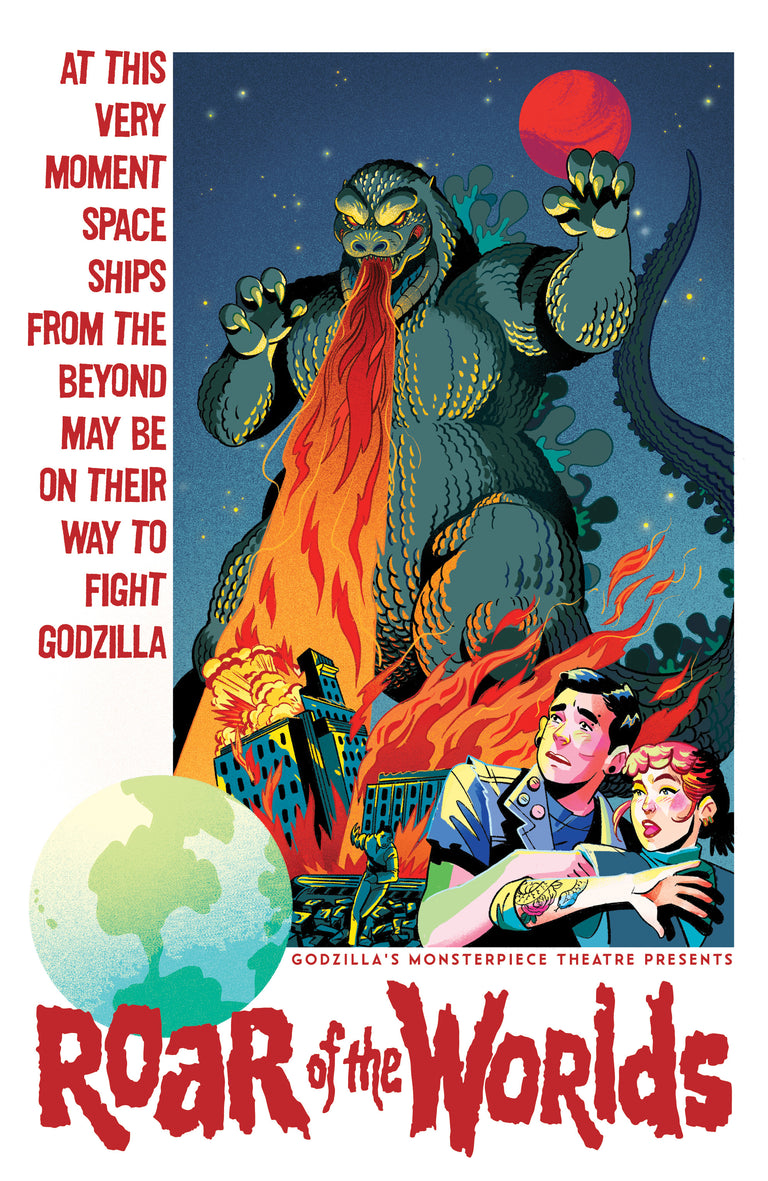 Godzilla Battles the Martians in Monsterpiece Theatre Presents: Roar o