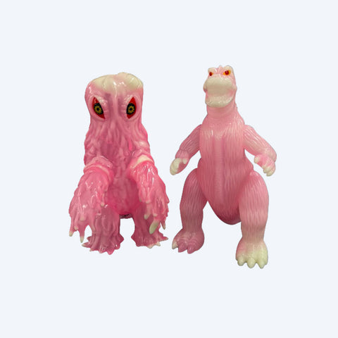 Marusan Godzilla & Hedorah Sweets Pink Set (with tadpole)