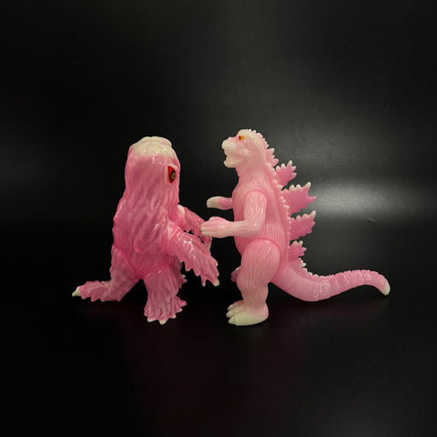 Marusan Godzilla & Hedorah Sweets Pink Set (with tadpole)