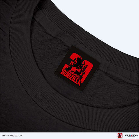 Godzilla vs. Destoroyah 30th Anniversary Scene Illustration T-Shirt 5 (Godzilla vs. Destoroyah) Black