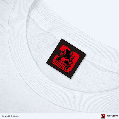 Godzilla vs. Destoroyah 30th Anniversary Scene Illustration T-Shirt 6 (Godzilla & Destoroyah) White