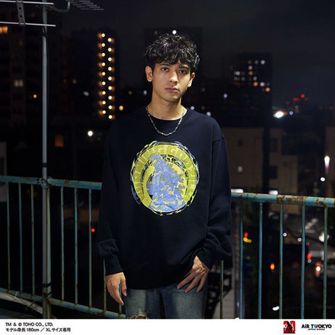 Godzilla vs. Destoroyah 30th Anniversary Scene Illustration Sweatshirt 2 (Burning Godzilla)