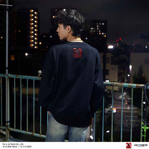 Godzilla vs. Destoroyah 30th Anniversary Scene Illustration Sweatshirt 2 (Burning Godzilla)