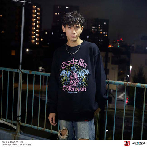 Godzilla vs. Destoroyah 30th Anniversary Scene Illustration Sweatshirt 3 (Godzilla & Destoroyah)