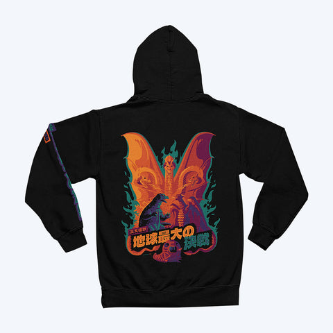 King Ghidorah Tom Whalen Pullover Hoodie